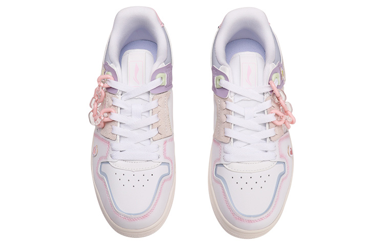 Shop (W) [Sepatu Kustom] Li-Ning Tianji Low 'Bordir Anime Pink' AGCP362-12(TeamThree-女款二次元QD)