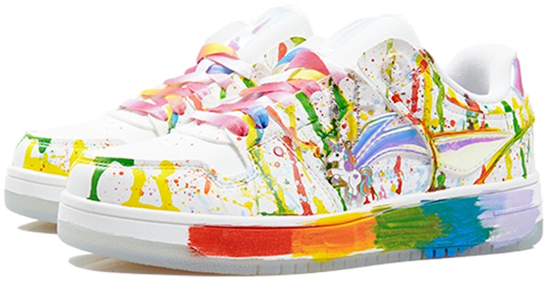 (W) 리닝 천지 로우 '스플래터 레인보우 유니콘 레이저' (Li-Ning 천지 로우 '스.레.유.레') AGCP362-8(Team-P泼墨独角兽女款) Lookbook (W) 리닝 천지 로우 '스플래터 레인보우 유니콘 레이저' (Li-Ning 천지 로우 '스.레.유.레') AGCP362-8(Team-P泼墨独角兽女款)