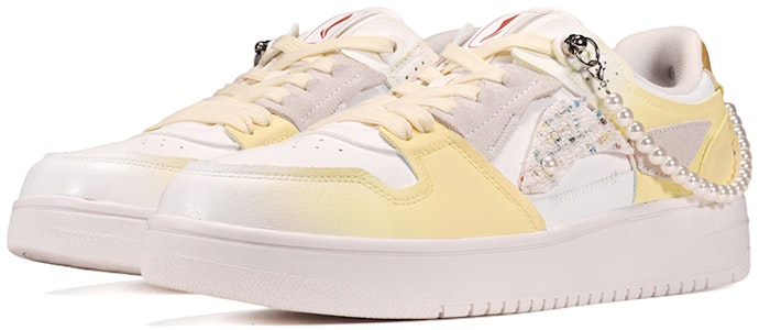 (W) Zapatillas Li-Ning Tianji Low Amarillo/Blanco 'Diosa Xiao Xiang Feng' AGCP362-7(TeamE-女款小香风白黄) Lookbook (W) Zapatillas Li-Ning Tianji Low Amarillo/Blanco 'Diosa Xiao Xiang Feng' AGCP362-7(TeamE-女款小香风白黄)