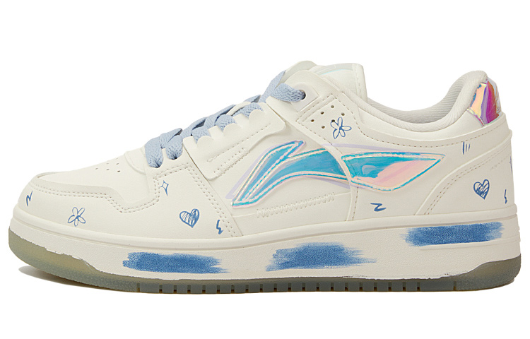 Buy (W) [Zapatillas Personalizadas] Li-Ning Way of Wade 'Academy Doodle' AGCP362-8(Team15-女款手绘涂鸦小清新白蓝)
