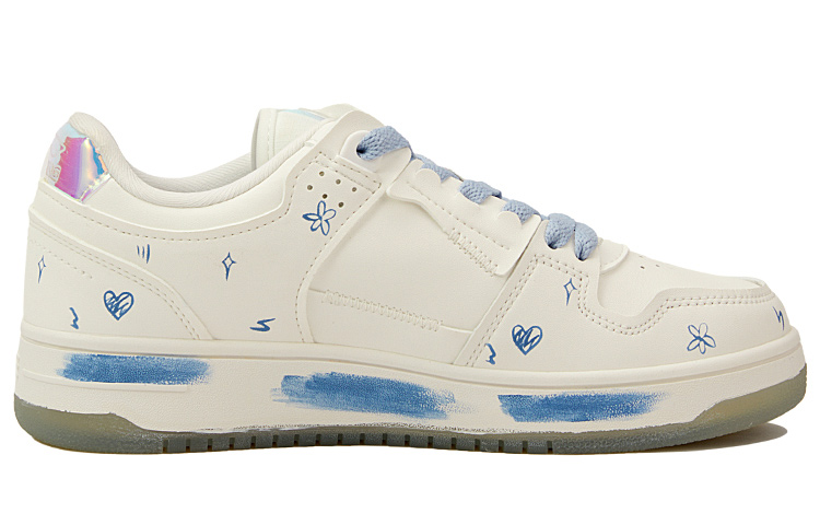 Order (W) [Zapatillas Personalizadas] Li-Ning Way of Wade 'Academy Doodle' AGCP362-8(Team15-女款手绘涂鸦小清新白蓝)