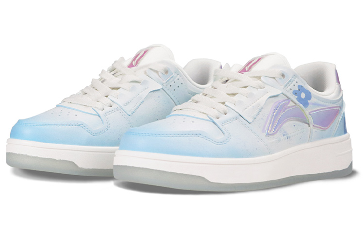 Lookbook (W) [Kasut Custom] Li-Ning Way of Wade 'Blue Macaron Graffiti' AGCP362-8(TeamTwo-女款喷绘手绘白蓝)