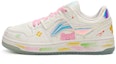 Buy (W) 리닝 웨이드 '귀여운 낙서곰 & 클로버' 커스텀 슈즈 AGCP362-8(Team15-女款手绘涂鸦四叶草白粉红)