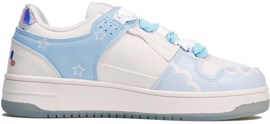 (W) 리닝 웨이드 "큐티걸 블루화이트 리본" 커스텀 슈즈 AGCP362-8(TeamThree-女款可爱表情包蓝白) Order (W) 리닝 웨이드 "큐티걸 블루화이트 리본" 커스텀 슈즈 AGCP362-8(TeamThree-女款可爱表情包蓝白)