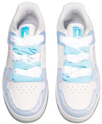 (W) 리닝 웨이드 "큐티걸 블루화이트 리본" 커스텀 슈즈 AGCP362-8(TeamThree-女款可爱表情包蓝白) Shop (W) 리닝 웨이드 "큐티걸 블루화이트 리본" 커스텀 슈즈 AGCP362-8(TeamThree-女款可爱表情包蓝白)