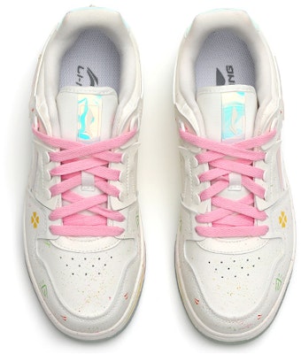 (W) 리닝 웨이드 '귀여운 낙서곰 & 클로버' 커스텀 슈즈 AGCP362-8(Team15-女款手绘涂鸦四叶草白粉红) Shop (W) 리닝 웨이드 '귀여운 낙서곰 & 클로버' 커스텀 슈즈 AGCP362-8(Team15-女款手绘涂鸦四叶草白粉红)