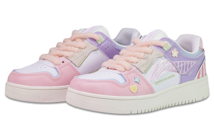 Lookbook (W) [Zapatillas Personalizadas] Li-Ning Way of Wade 'Macarón Soñador' AGCP362-12(TeamF-女款马卡龙白粉紫)