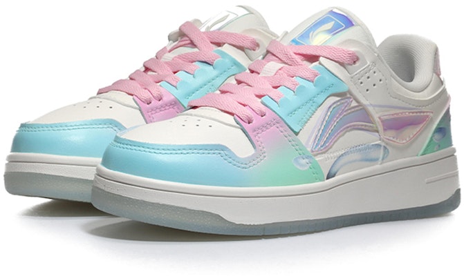 【訂製球鞋】LiNing李寧 天跡 漸變雲朵 酸性金屬 未來科技感 情人節禮物 休閒 低幫 板鞋 女款 鐳射粉 Lookbook 【訂製球鞋】LiNing李寧 天跡 漸變雲朵 酸性金屬 未來科技感 情人節禮物 休閒 低幫 板鞋 女款 鐳射粉