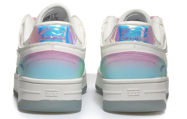 Purchase 【訂製球鞋】LiNing李寧 天跡 漸變雲朵 酸性金屬 未來科技感 情人節禮物 休閒 低幫 板鞋 女款 鐳射粉