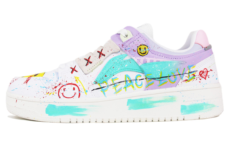 Buy (W) 李寧 WoW グラフィティスマイリー (Ríníngu WoW Gurafiti Sumairī) AGCP362-12(TeamJ-女款手绘涂鸦)