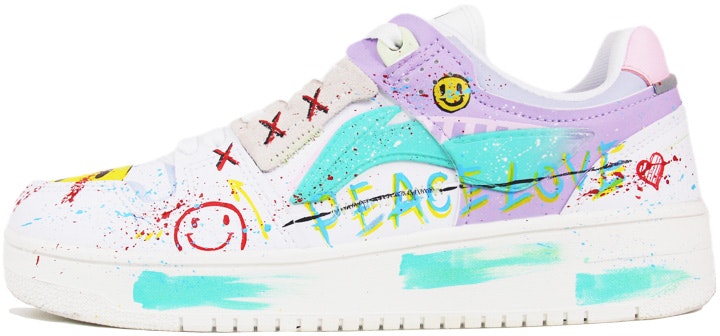 custom-shoes-women-li-ning-way-of-wade-graffiti-smiley-splash