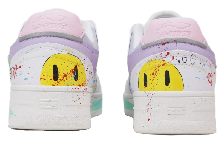 Purchase (W) 李寧 WoW グラフィティスマイリー (Ríníngu WoW Gurafiti Sumairī) AGCP362-12(TeamJ-女款手绘涂鸦)