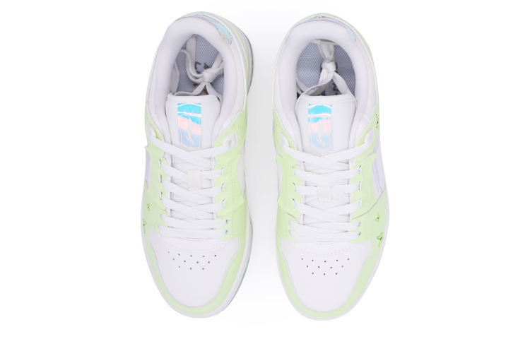 Shop (W) [Kasut Custom] Li-Ning Way of Wade 'Lukisan Tangan Kupu-Kupu - Hijau Matcha' AGCP362-8(Team拾捌-女款蝴蝶绿)