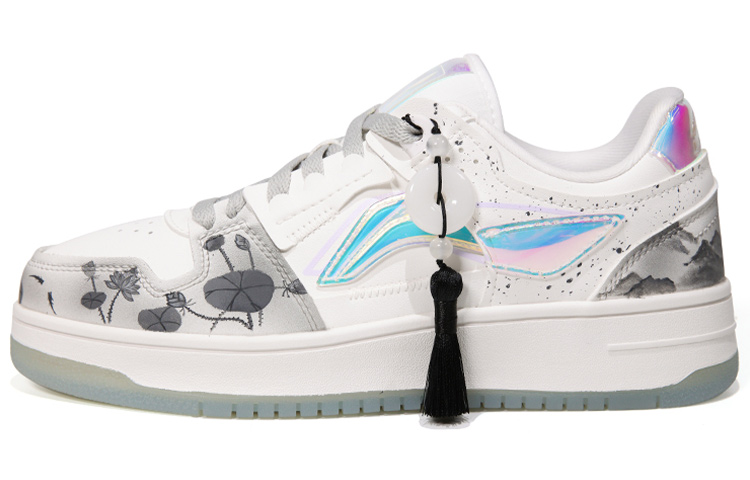 Buy (W) [定制鞋] 李宁 韦德之道 '水墨山水' AGCP362-8(Team15-女款中国风手绘黑白灰)