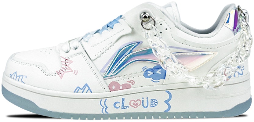 (W) 리닝 웨이드 '레이저 체인 그라데이션 블루' 커스텀 슈즈 AGCP362-8(Team叁-女款镭射链条) Buy (W) 리닝 웨이드 '레이저 체인 그라데이션 블루' 커스텀 슈즈 AGCP362-8(Team叁-女款镭射链条)