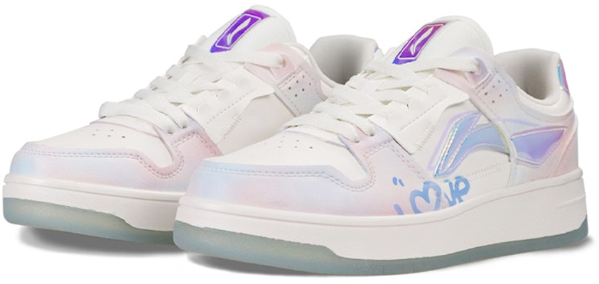 (W) Li-Ning Way of Wade "Azul Láser" con Graffiti AGCP362-8(TeamTwo-女款喷绘手绘粉蓝) Lookbook (W) Li-Ning Way of Wade "Azul Láser" con Graffiti AGCP362-8(TeamTwo-女款喷绘手绘粉蓝)