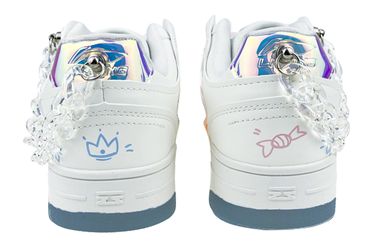 Purchase (W) 리닝 웨이드 '레이저 체인 그라데이션 블루' 커스텀 슈즈 AGCP362-8(Team叁-女款镭射链条)