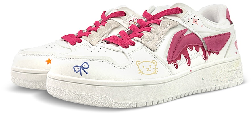 (W) Li-Ning Way of Wade "Garabato Pasional - Rosa" AGCS392-5(Team76-女款情侣涂鸦) Lookbook (W) Li-Ning Way of Wade "Garabato Pasional - Rosa" AGCS392-5(Team76-女款情侣涂鸦)