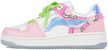 【定製球鞋】 LiNing李寧 天跡 玖製 粉嫩桃桃定製 “Peach Pink“ 可愛風印花 幻彩LOGO 低幫 板鞋 女款 桃粉 Buy 【定製球鞋】 LiNing李寧 天跡 玖製 粉嫩桃桃定製 “Peach Pink“ 可愛風印花 幻彩LOGO 低幫 板鞋 女款 桃粉