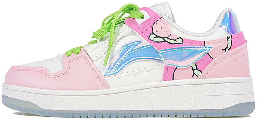 【定製球鞋】 LiNing李寧 天跡 玖製 粉嫩桃桃定製 “Peach Pink“ 可愛風印花 幻彩LOGO 低幫 板鞋 女款 桃粉 Buy 【定製球鞋】 LiNing李寧 天跡 玖製 粉嫩桃桃定製 “Peach Pink“ 可愛風印花 幻彩LOGO 低幫 板鞋 女款 桃粉