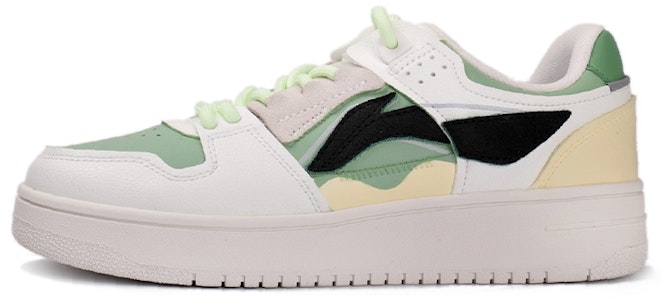 (W) 리닝 웨이드 레트로 크림 그린 (커스텀 슈즈) AGCP362-15(TeamR-女款奶油绿白黄绿) Buy (W) 리닝 웨이드 레트로 크림 그린 (커스텀 슈즈) AGCP362-15(TeamR-女款奶油绿白黄绿)