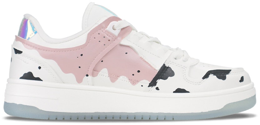 【定製球鞋】 LiNing李寧 天跡 鐳射 復古奶牛 流淌 可愛氛圍 手繪噴繪 落櫻粉 情人節禮物 休閒 低幫 板鞋 女款 白粉 Order 【定製球鞋】 LiNing李寧 天跡 鐳射 復古奶牛 流淌 可愛氛圍 手繪噴繪 落櫻粉 情人節禮物 休閒 低幫 板鞋 女款 白粉