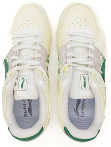 【定制球鞋】 LiNing李寧 天跡 復古主題 田園回憶 低幫 板鞋 女款 白綠 Shop 【定制球鞋】 LiNing李寧 天跡 復古主題 田園回憶 低幫 板鞋 女款 白綠