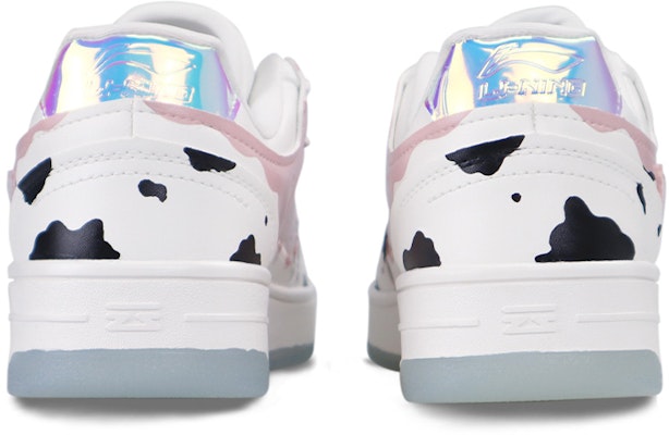 【定製球鞋】 LiNing李寧 天跡 鐳射 復古奶牛 流淌 可愛氛圍 手繪噴繪 落櫻粉 情人節禮物 休閒 低幫 板鞋 女款 白粉 Shop 【定製球鞋】 LiNing李寧 天跡 鐳射 復古奶牛 流淌 可愛氛圍 手繪噴繪 落櫻粉 情人節禮物 休閒 低幫 板鞋 女款 白粉