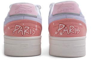 【定制球鞋】 LiNing李寧 天跡 小香風主題 浪漫巴黎 低幫 板鞋 女款 粉紫藍 Purchase 【定制球鞋】 LiNing李寧 天跡 小香風主題 浪漫巴黎 低幫 板鞋 女款 粉紫藍