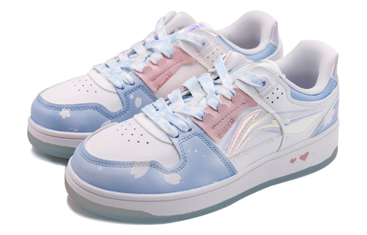 Lookbook (W) 리닝 웨이드의 길 '사쿠라 레이저 블루' 커스텀 슈즈 AGCP362-8(Team-S李宁雾霾蓝樱花)