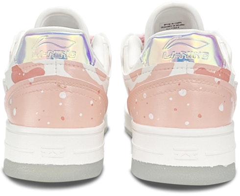 【定制球鞋】 LiNing李寧 天跡 鐳射 奶油冰淇淋 藝術塗鴉 流淌 可愛 手繪噴繪 草莓聖代主題定制 休閒 低幫 板鞋 女款 粉白 Shop 【定制球鞋】 LiNing李寧 天跡 鐳射 奶油冰淇淋 藝術塗鴉 流淌 可愛 手繪噴繪 草莓聖代主題定制 休閒 低幫 板鞋 女款 粉白