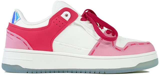 【定制球鞋】LiNing李寧 天跡 情人節限定 玫瑰島嶼 撞色 低幫 板鞋 女款 紅粉 Order 【定制球鞋】LiNing李寧 天跡 情人節限定 玫瑰島嶼 撞色 低幫 板鞋 女款 紅粉