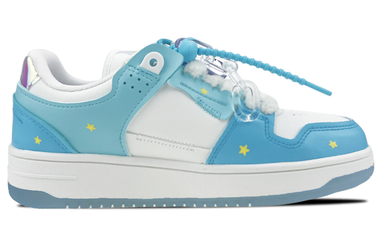 Order (W) [Kasut Custom] Li-Ning Way of Wade 'Hari Valentine - Blue Moon Floral' AGCP362-8(Team叁-女款彩虹熊蓝)