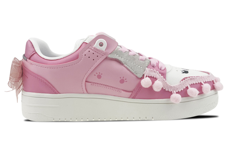 Order (W) [Sepatu Kustom] Li-Ning Way of Wade 'Hari Valentine' AGCP362-7(Team叁-女款毛绒球粉)