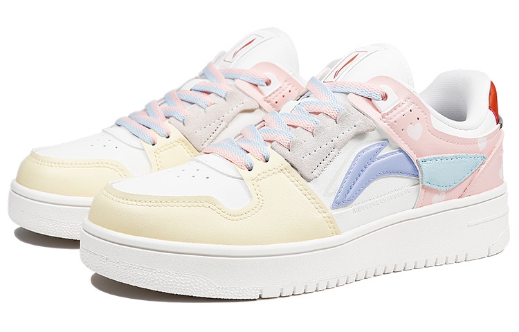 Lookbook (W) [Sepatu Custom] Li-Ning Way of Wade 'Valentine's Day Pink Kuning' AGCP362-7(TeamThree-女款情人节马卡龙)