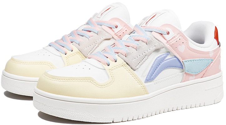 (W) 리닝 웨이드 '발렌타인 핑크옐로우' 커스텀 슈즈 AGCP362-7(TeamThree-女款情人节马卡龙) Lookbook (W) 리닝 웨이드 '발렌타인 핑크옐로우' 커스텀 슈즈 AGCP362-7(TeamThree-女款情人节马卡龙)