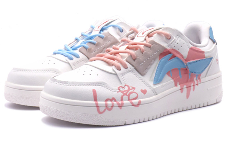 Lookbook (W) Zapatillas Li-Ning Way of Wade 'San Valentín Rosa Blanco Azul' AGCP362-7(TeamS-七夕女款爱心)