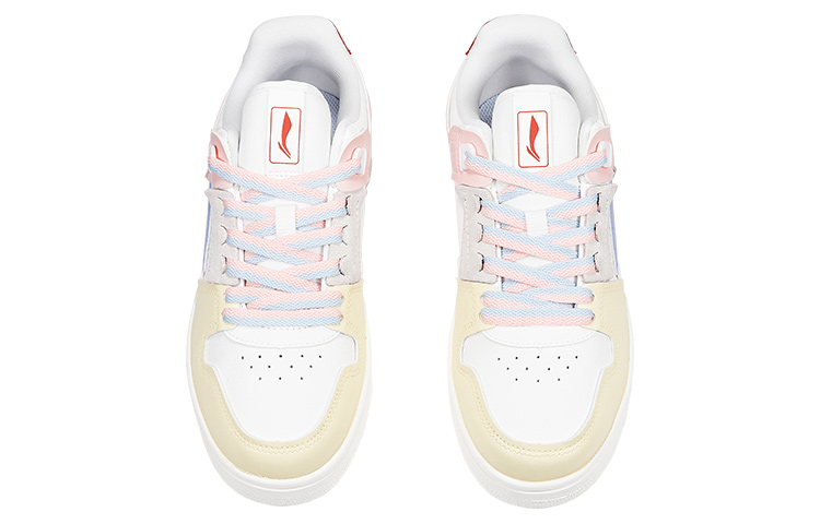 Shop (W) [Sepatu Custom] Li-Ning Way of Wade 'Valentine's Day Pink Kuning' AGCP362-7(TeamThree-女款情人节马卡龙)