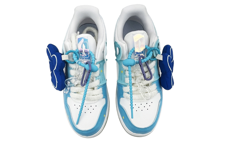 Shop (W) [Kasut Custom] Li-Ning Way of Wade 'Hari Valentine - Blue Moon Floral' AGCP362-8(Team叁-女款彩虹熊蓝)