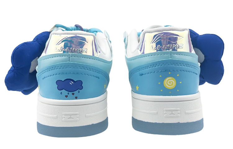 Purchase (W) [Kasut Custom] Li-Ning Way of Wade 'Hari Valentine - Blue Moon Floral' AGCP362-8(Team叁-女款彩虹熊蓝)