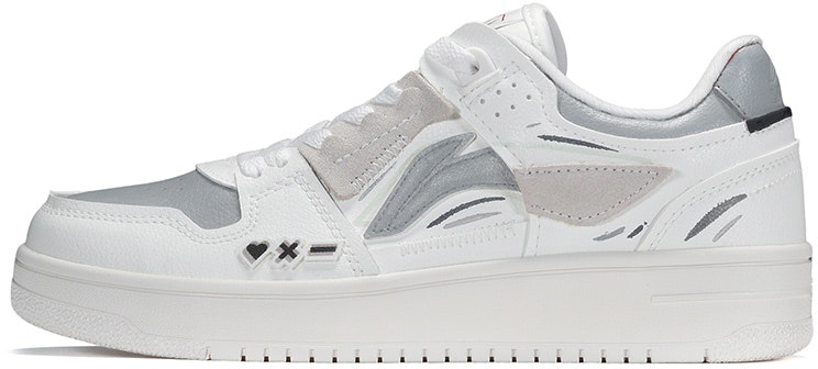 custom-shoes-women-li-ning-way-of-wade-low-black-white-grey-love-symbol-patch