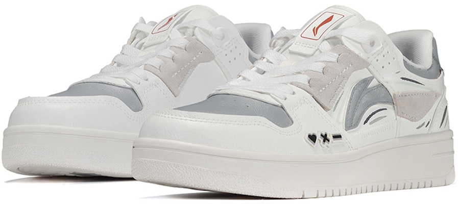 (W) 리닝 웨이드 로우 '블랙 화이트 그레이' '러브 심볼' AGCP362-7(TeamE-女款符号皮贴黑白灰) Lookbook (W) 리닝 웨이드 로우 '블랙 화이트 그레이' '러브 심볼' AGCP362-7(TeamE-女款符号皮贴黑白灰)