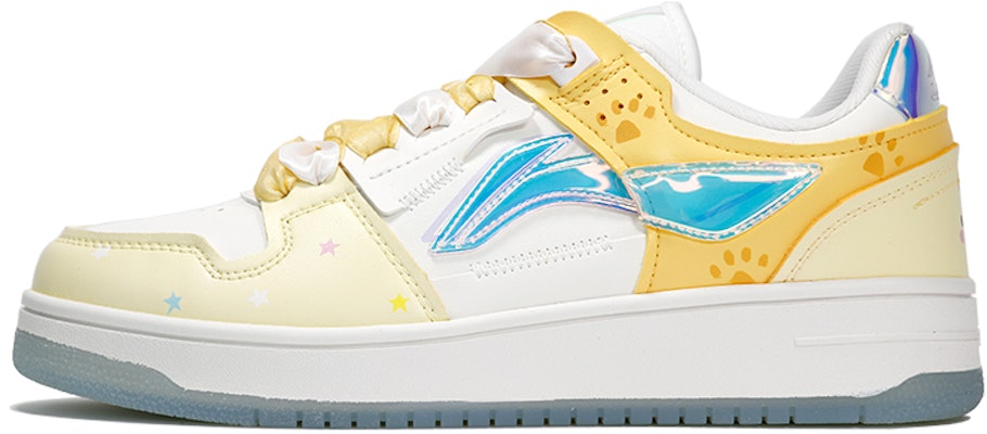 (W) 리닝 웨이드 로우 '옐로우 하트 스마일' (Li-Ning Wade Low 'Yellow Heart Smile') AGCP362-8(TeamThree-女款波点黄白) Buy (W) 리닝 웨이드 로우 '옐로우 하트 스마일' (Li-Ning Wade Low 'Yellow Heart Smile') AGCP362-8(TeamThree-女款波点黄白)