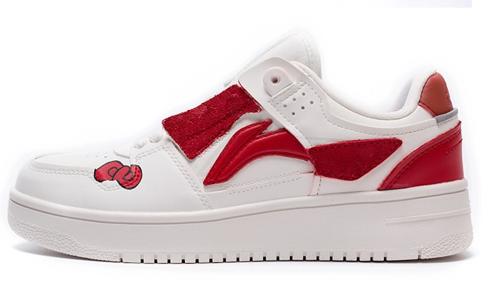 (W) 리닝 웨이 오브 웨이드 로우 화이트-레드 '레이저 나비 매듭' AGCP362-7(Team1-女款蝴蝶结白红) Buy (W) 리닝 웨이 오브 웨이드 로우 화이트-레드 '레이저 나비 매듭' AGCP362-7(Team1-女款蝴蝶结白红)