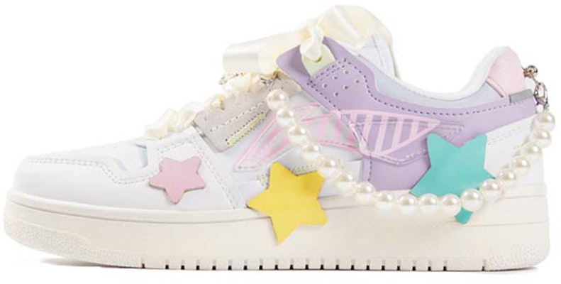 (W) Sepatu Kustom Li-Ning Wade Low 'Spring Walk - Macaron Vintage dengan Pesona Mutiara' AGCP362-12(TeamP-女款复古珍珠白紫) Buy (W) Sepatu Kustom Li-Ning Wade Low 'Spring Walk - Macaron Vintage dengan Pesona Mutiara' AGCP362-12(TeamP-女款复古珍珠白紫)