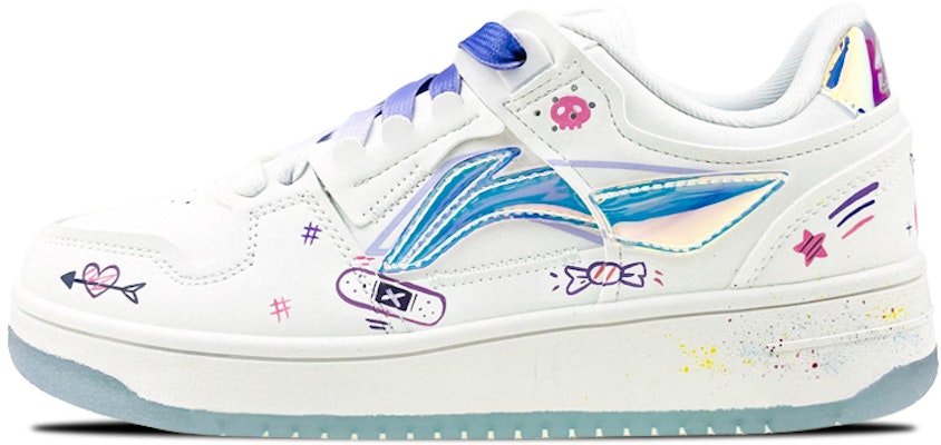 (W) Zapatillas Li-Ning Way of Wade 'Blanco Púrpura' - Estilo Graffiti AGCP362-8(Team叁-女款涂鸦库洛米手绘白紫) Buy (W) Zapatillas Li-Ning Way of Wade 'Blanco Púrpura' - Estilo Graffiti AGCP362-8(Team叁-女款涂鸦库洛米手绘白紫)