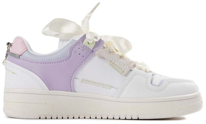 (W) Sepatu Kustom Li-Ning Wade Low 'Spring Walk - Macaron Vintage dengan Pesona Mutiara' AGCP362-12(TeamP-女款复古珍珠白紫) Order (W) Sepatu Kustom Li-Ning Wade Low 'Spring Walk - Macaron Vintage dengan Pesona Mutiara' AGCP362-12(TeamP-女款复古珍珠白紫)