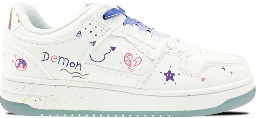 (W) Zapatillas Li-Ning Way of Wade 'Blanco Púrpura' - Estilo Graffiti AGCP362-8(Team叁-女款涂鸦库洛米手绘白紫) Order (W) Zapatillas Li-Ning Way of Wade 'Blanco Púrpura' - Estilo Graffiti AGCP362-8(Team叁-女款涂鸦库洛米手绘白紫)