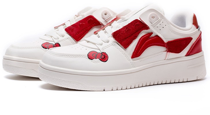 (W) 리닝 웨이 오브 웨이드 로우 화이트-레드 '레이저 나비 매듭' AGCP362-7(Team1-女款蝴蝶结白红) Lookbook (W) 리닝 웨이 오브 웨이드 로우 화이트-레드 '레이저 나비 매듭' AGCP362-7(Team1-女款蝴蝶结白红)