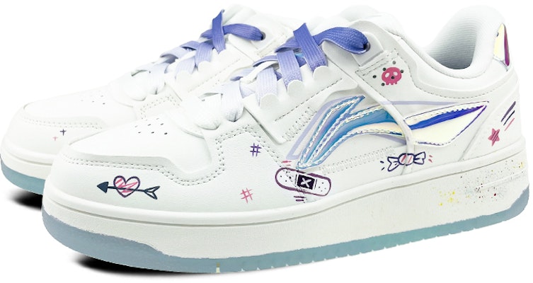 (W) Zapatillas Li-Ning Way of Wade 'Blanco Púrpura' - Estilo Graffiti AGCP362-8(Team叁-女款涂鸦库洛米手绘白紫) Lookbook (W) Zapatillas Li-Ning Way of Wade 'Blanco Púrpura' - Estilo Graffiti AGCP362-8(Team叁-女款涂鸦库洛米手绘白紫)